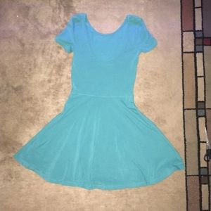 Small turquoise dress